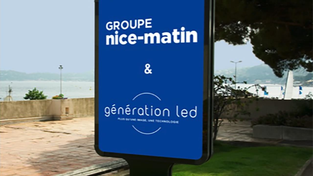Nice-Matin se lance dans le DOOH, l’affichage publicitaire numérique urbain