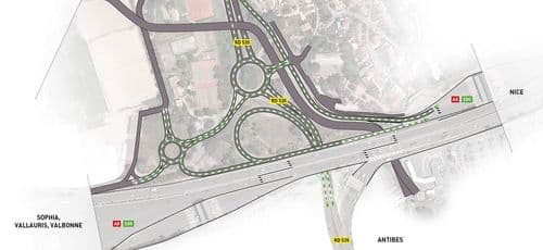 Antibes : Bus-tram et deux nouvelles voies pour faire sauter le nœud autoroutier 