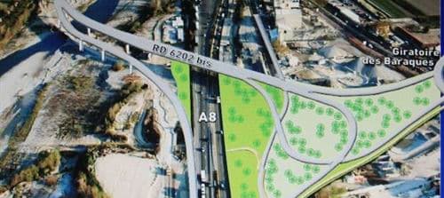 Un nouveau viaduc sur le Var pour raccorder lA8 à la RD 6202 bis