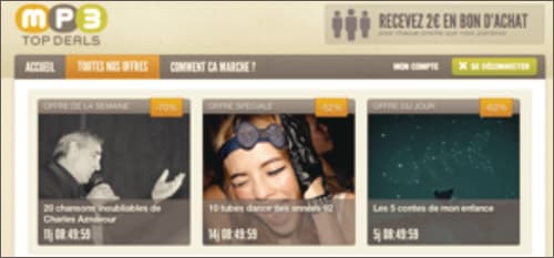 midem : MP3 Top Deals (Grasse) lance le 1er site de vente groupées de musique
