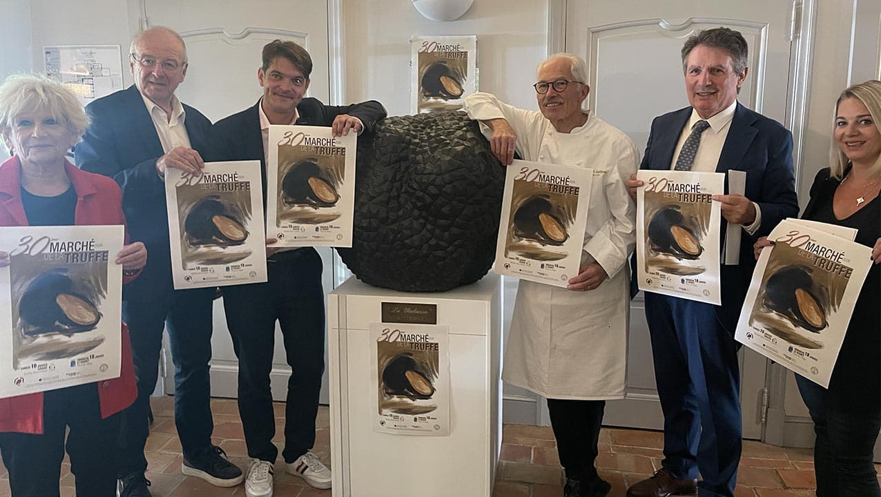 30ème marché à Grasse et au Rouret pour la truffe noire de Provence