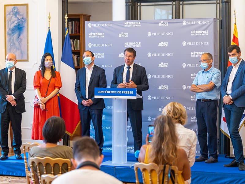 Nice : port du masque obligatoire dans les lieux ouverts très fréquentés