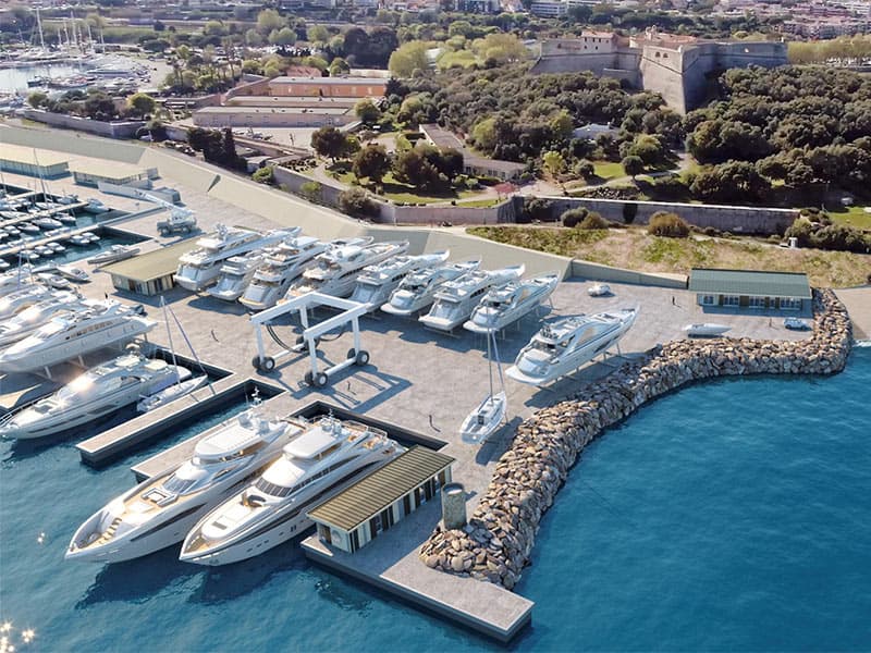 Port Vauban : il abritera bientôt la plus importante aire de carénage de la Côte