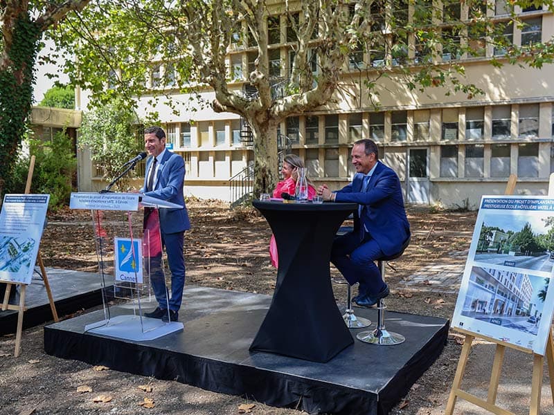 Cannes : la nouvelle école hôtelière Vatel comptera à terme 1.000 élèves