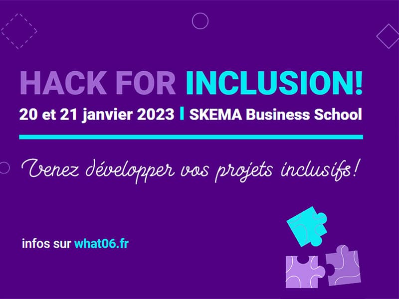 Sophia : un hackathon What06 sur l’inclusion
