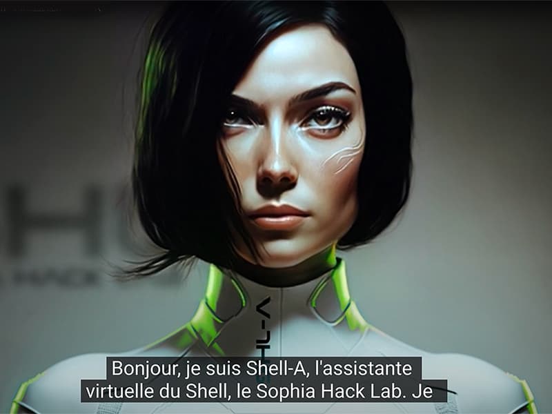 Shell-A, l’assistante virtuelle dopée au ChatGPT, vous présente Sophia Hack Lab