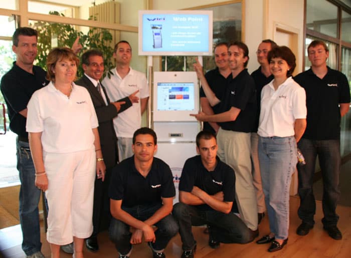 Sophia : la WebPoint, nouvelle borne WiFi Multimedia pour le tourisme