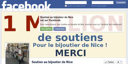 L'affaire du bijoutier de Nice affole Facebook