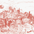 Livre : Saint-Paul de Vence à l'encre d'or de Corinne Paolini