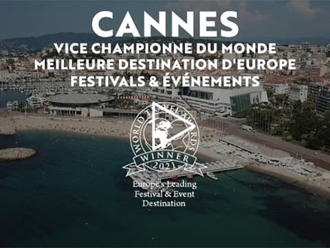 "Oscars" du tourisme : Cannes vice-championne du monde catégorie Festivals !