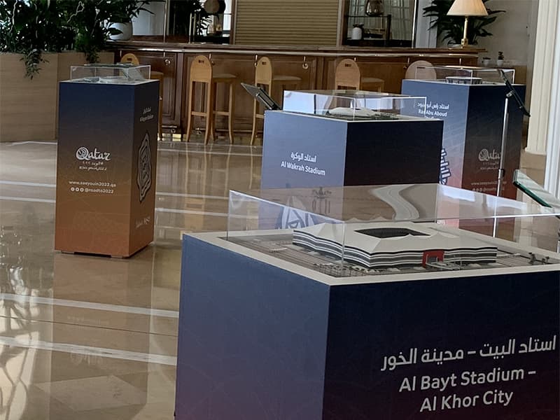 Cannes : les stades de la Coupe du monde au Qatar en avant-première au Carlton