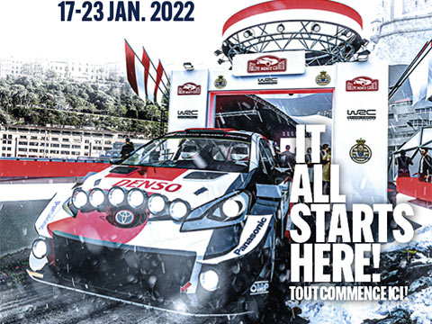 Rallye Monte-Carlo Affiche 2022
