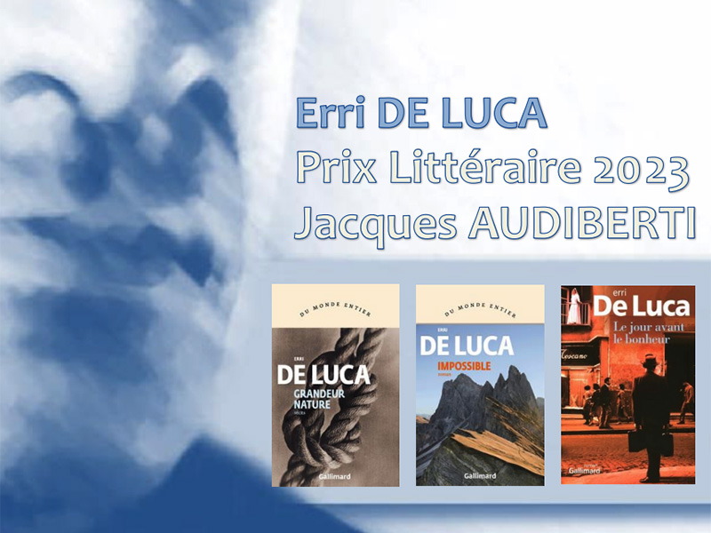 Prix Audiberti Erri De Luca